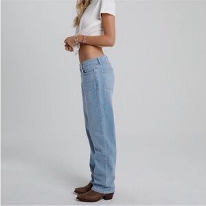 Light Blue Straight Leg Women's Jeans
